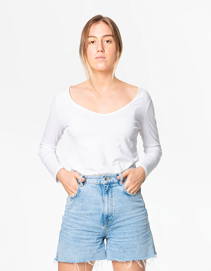 White Bodysuit Two Piece