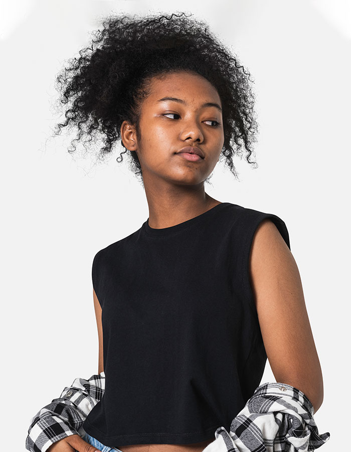 Cotton Top And Cubed Shirt